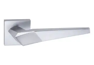 Atlantic - O8015ESC Oro & Oro 'Skywalker' Lever Door Handle on Square Rose - Satin Chrome