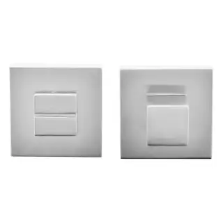 Atlantic - O31WC15ESC Oro & Oro WC Turn and Release on Square Rose - Satin Chrome
