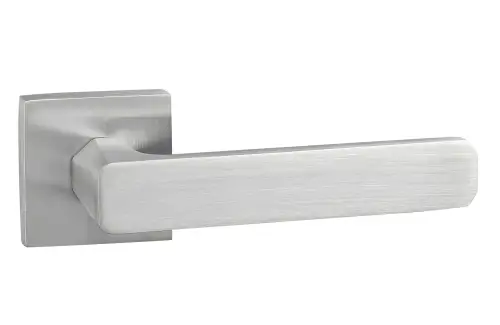 Click Here To Enlarge This Photo Of Atlantic - O10815ESC Oro & Oro 'Galassia' Lever Door Handle on Square Rose - Satin Chrome