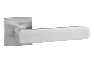 Atlantic - O10815ESC Oro & Oro 'Galassia' Lever Door Handle on Square Rose - Satin Chrome
