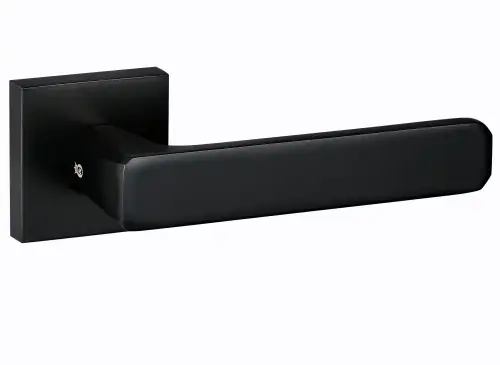 Click Here To Enlarge This Photo Of Atlantic - O10815EMB Oro & Oro 'Galassia' Lever Door Handle on Square Rose - Matt Black