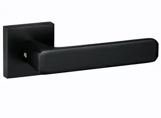 Atlantic - O10815EMB Oro & Oro 'Galassia' Lever Door Handle on Square Rose - Matt Black