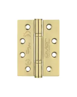 VHP-243-PVD - Zoo Hardware Vier Grade 14 Low Maintenance Hinges (Square) 102 x 76 x 3.4mm - PVD Brass