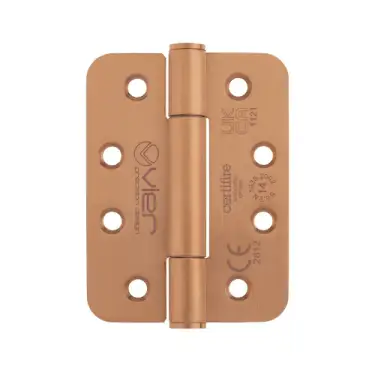 Click Here To Enlarge This Photo Of VHC243R-PVDBZ - Zoo Hardware Vier Grade 14 Concealed Bearing Hinges &lpar;Radius&rpar; 102 x 76 x 3mm - PVD Bronze