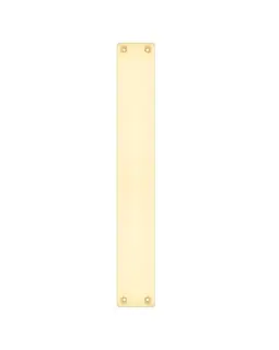 FB122B - Zoo Hardware Fulton & Bray Finger Plate to suit FB112B Pull Handle (425mm x 60mm) Polished Brass