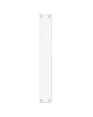 Click Here To Enlarge This Photo Of FB122BCP - Zoo Hardware Fulton & Bray Finger Plate to suit FB112BCP Pull Handle (425mm x 60mm) Polished Chrome