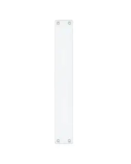 FB122BCP - Zoo Hardware Fulton & Bray Finger Plate to suit FB112BCP Pull Handle (425mm x 60mm) Polished Chrome
