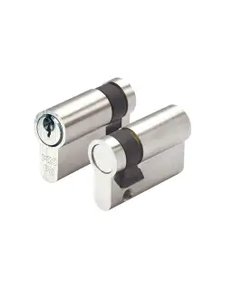 P5EP40SNPE - Zoo Hardware P5 (Contract) Euro Profile Single Cylinder 40mm (40/10) Nickel Plated