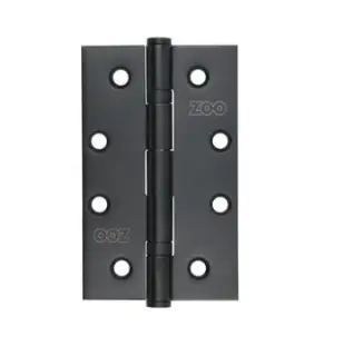 ZHSS63MB - Zoo Hardware Slim Knuckle Bearing Hinges 102 x 63 x 2.5mm Matt Black