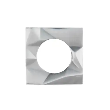 Click Here To Enlarge This Photo Of RMSQSR03-SC - Zoo Hardware Rosso Maniglie Spare 'Frattura' Square Rose Pack - Satin Chrome