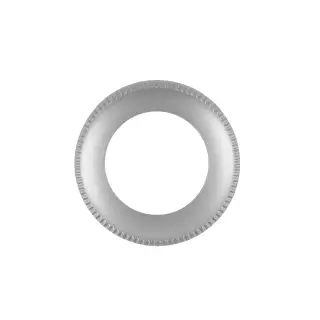 RMSR01-SC - Zoo Hardware Rosso Maniglie Spare 'Tempo' Round Rose Pack - Satin Chrome