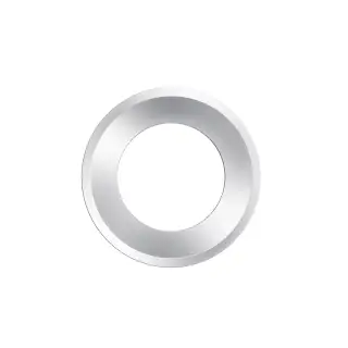 RMSR02-CP - Zoo Hardware Rosso Maniglie Spare 'Picco' Round Rose Pack - Polished Chrome