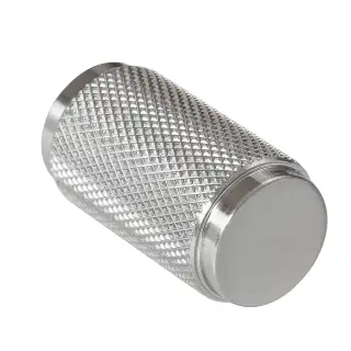 Eclipse 95611 18mm Knurled Cupboard Knob - Satin Nickel