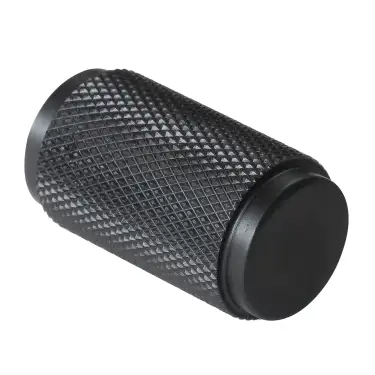 Click Here To Enlarge This Photo Of Eclipse 95612 18mm Knurled Cupboard Knob - Matt Black