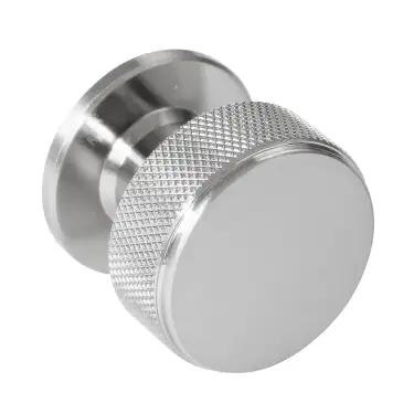 Click Here To Enlarge This Photo Of Eclipse 95601 34mm Knurled Cupboard Knob - Satin Nickel