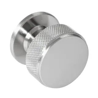 Eclipse 95601 34mm Knurled Cupboard Knob - Satin Nickel