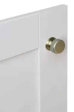 Click Here To Enlarge This Photo Of Eclipse 95603 34mm Knurled Cupboard Knob - Antique Brass