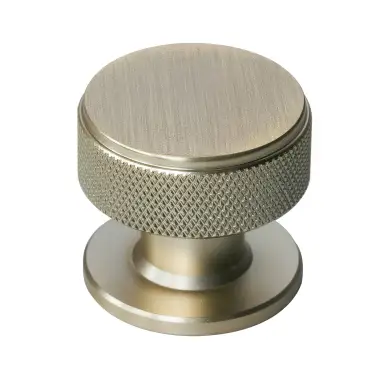 Click Here To Enlarge This Photo Of Eclipse 95603 34mm Knurled Cupboard Knob - Antique Brass