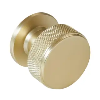 Eclipse 95604 34mm Knurled Cupboard Knob - Satin Brass