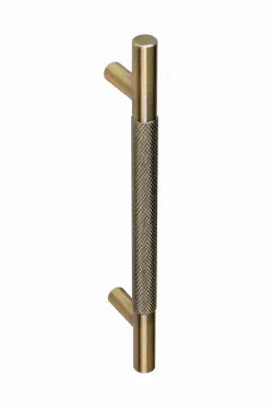 Click Here To Enlarge This Photo Of Eclipse 95623 128mm Knurled Cupboard Handle - Antique Brass