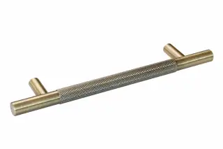 Eclipse 95623 128mm Knurled Cupboard Handle - Antique Brass