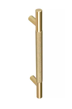 Click Here To Enlarge This Photo Of Eclipse 95624 128mm Knurled Cupboard Handle - Satin Brass