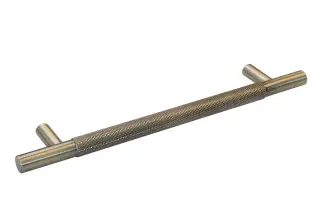 Eclipse 95633 160mm Knurled Cupboard Handle - Antique Brass
