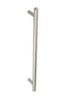 BUR1000SN Frelan Hardware Burlington Belgrave Pull Handle 425 x 20mm Bolt Through Satin Nickel