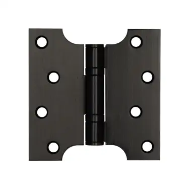 Click Here To Enlarge This Photo Of J9449MB Frelan Hardware Jedo Parliament Ball Bearing Hinges 102mm x 102mm x 3mm Matt Black (G201 Stainless Steel)