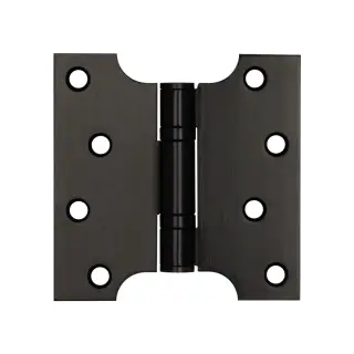 J9449MB Frelan Hardware Jedo Parliament Ball Bearing Hinges 102mm x 102mm x 3mm Matt Black (G201 Stainless Steel)