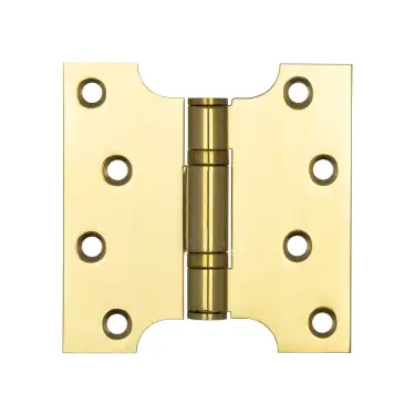 Click Here To Enlarge This Photo Of J9449PVD Frelan Hardware Jedo Parliament Ball Bearing Hinges 102mm x 102mm x 3mm Polished Brass (G201 Stainless Steel)