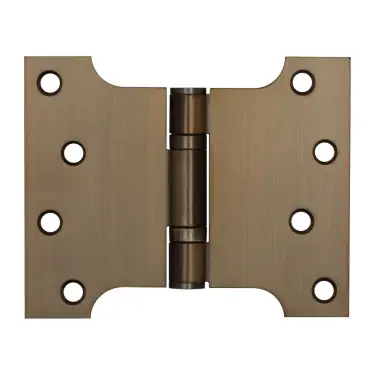 Click Here To Enlarge This Photo Of J9459AB Frelan Hardware Jedo Parliament Ball Bearing Hinges 102mm x 127mm x 3mm Antique Brass (G201 Stainless Steel)