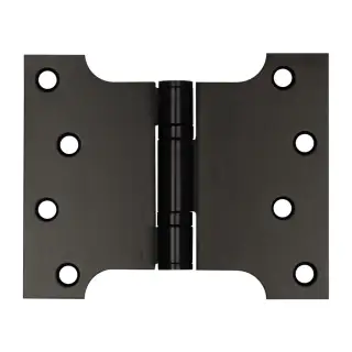 J9459MB Frelan Hardware Jedo Parliament Ball Bearing Hinges 102mm x 127mm x 3mm Matt Black (G201 Stainless Steel)