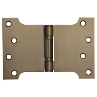 J9469AB Frelan Hardware Jedo Parliament Ball Bearing Hinges 102mm x 152mm x 3mm Antique Brass (G201 Stainless Steel)