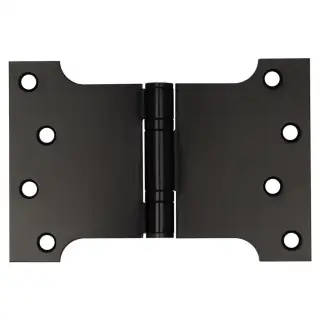 J9469MB Frelan Hardware Jedo Parliament Ball Bearing Hinges 102mm x 152mm x 3mm Matt Black (G201 Stainless Steel)