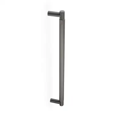 Click Here To Enlarge This Photo Of AW500-450-DBZPVD - Alexander & Wilks Spitfire Diamond Knurled Bolt Through Pull Handle 450mm c/c - Dark Bronze PVD