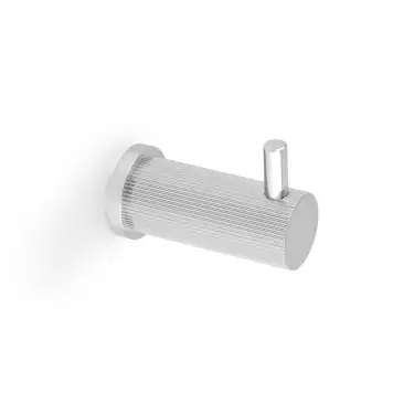 Click Here To Enlarge This Photo Of AW776PC - Alexander & Wilks Brunel Reeded Coat Hook - Polished Chrome
