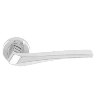 SZR120CP - Carlisle Brass Serozzetta 'Pronta' Lever on Rose - Polished Chrome