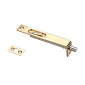 FB01 - Zoo Hardware Fulton & Bray Sunk Slide Flush Bolt 17 x 100mm Polished Brass