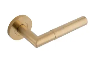 Eclipse 34345 Revolve Ultimate Solid Stainless Lever On Rose - Satin Brass