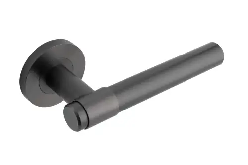 Click Here To Enlarge This Photo Of Eclipse 34353 Collared Ultimate Solid Stainless Lever On Rose - Dark Bronze