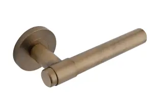 Eclipse 34354 Collared Ultimate Solid Stainless Lever On Rose - Matt Antique Brass