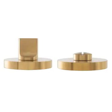 Click Here To Enlarge This Photo Of Eclipse 34365 Ultimate 304 Stainless Bathroom Thumbturn & Release - Satin Brass