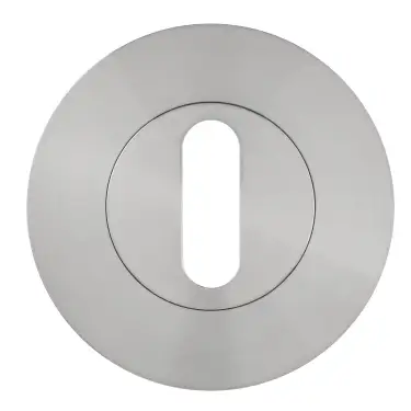 Click Here To Enlarge This Photo Of Eclipse 34371 Ultimate 304 Stainless Standard Keyway Escutcheon - Satin Stainless Steel