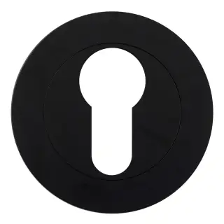 Eclipse 34382 Ultimate 304 Stainless Euro Profile Escutcheon - Matt Black
