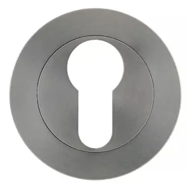 Click Here To Enlarge This Photo Of Eclipse 34383 Ultimate 304 Stainless Euro Profile Escutcheon - Dark Bronze