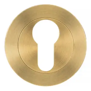 Eclipse 34385 Ultimate 304 Stainless Euro Profile Escutcheon - Satin Brass