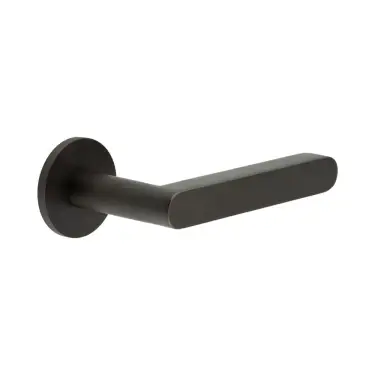 Click Here To Enlarge This Photo Of CR-101A3DB Frelan Hardware CRES Fixed Dead (Round Rose) Door Handle Dark Bronze (SS316)