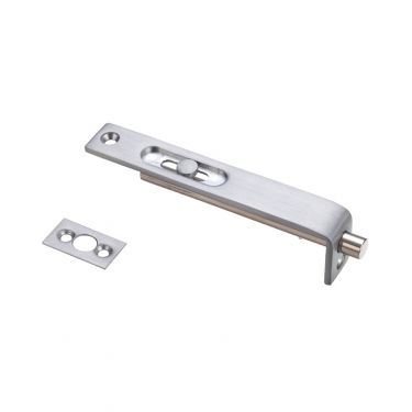 Click Here To Enlarge This Photo Of FB01SC - Zoo Hardware Fulton & Bray Sunk Slide Flush Bolt 17 x 100mm Satin Chrome