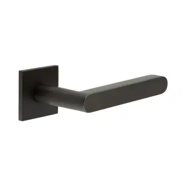 Click Here To Enlarge This Photo Of CR-101B2DB Frelan Hardware CRES Unsprung (Square Rose) Door Handle Dark Bronze (SS316)
